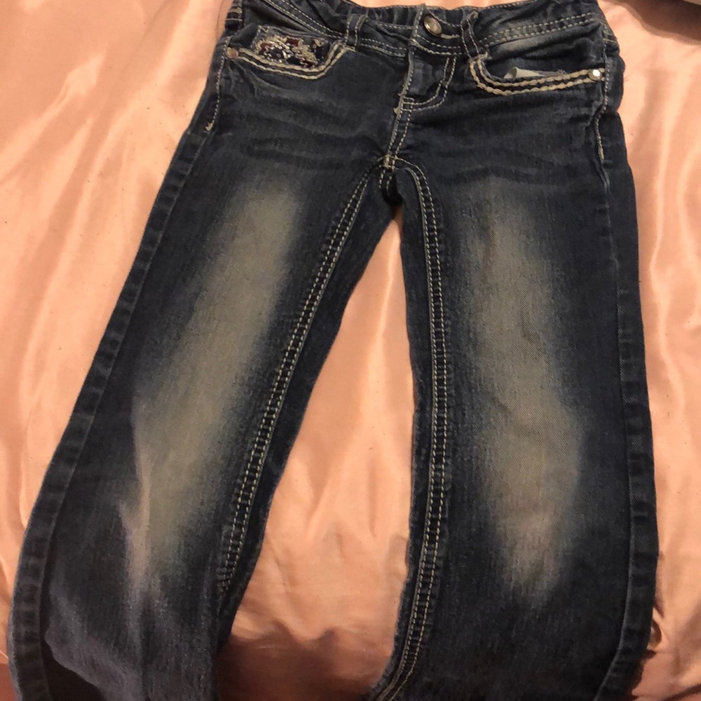 Embellished Jeans size 5 Kids